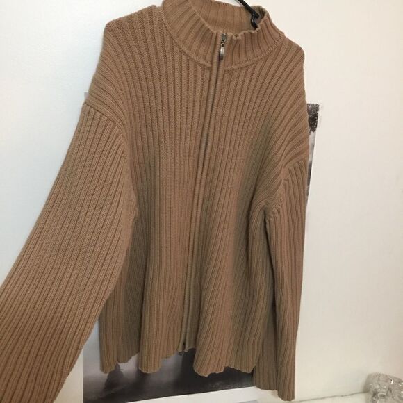 Tommy Hilfiger Thick Heavy Ribbed Full Zip Sweater - Picture 2 of 8